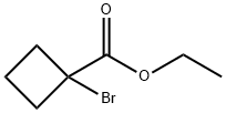 1-BROMO-CYCLOBUTANECARBOXYLIC ACID ETHYL ESTER 구조식 이미지