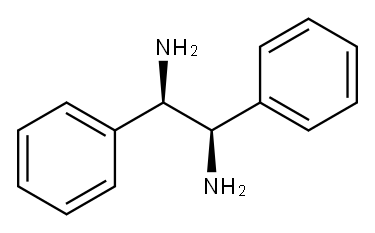 (S,S)-1,2-디페닐 에틸렌디아민 구조식 이미지