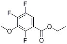 Benzoic acid, 2,4,5-trifluoro-3-Methoxy-, ethyl ester 구조식 이미지