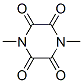 Piperazinetetrone, dimethyl- (9CI) Structure