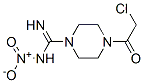 1-Piperazinecarboximidamide, 4-(chloroacetyl)-N-nitro- (9CI) Structure