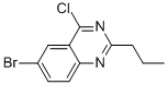 6-bromo-4-chloro-2-propyl-quinazoline Structure