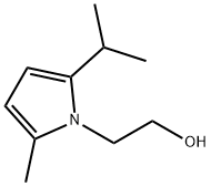 1H-Pyrrole-1-ethanol,2-methyl-5-(1-methylethyl)-(9CI) 구조식 이미지