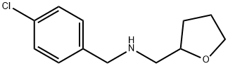 (4-CHLORO-BENZYL)-(TETRAHYDRO-FURAN-2-YLMETHYL)-AMINE Structure