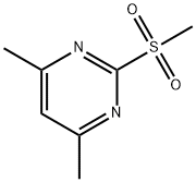4,6-Dimethyl-2-methylsulfonylpyrimidine Structure