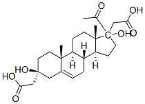 3beta,17-dihydroxypregn-5-en-20-one 3,17-di(acetate) 구조식 이미지