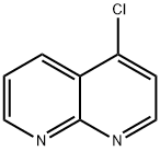 4-클로로-[1,8]나프티리딘 구조식 이미지