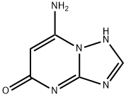 7-Amino-S-Triazolo(1,5-a)Pyrimidin-5(4H)-one 구조식 이미지
