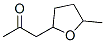 2-Propanone, 1-(tetrahydro-5-methyl-2-furanyl)- (9CI) Structure