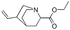 5-Ethenyl-1-azabicyclo[2.2.2]octane-2-carboxylic acid ethyl ester Structure