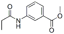 Benzoic acid, 3-[(1-oxopropyl)amino]-, methyl ester (9CI) Structure