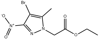 ethyl (4-bromo-5-methyl-3-nitro-1H-pyrazol-1-yl)acetate 구조식 이미지