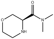 3-Morpholinecarboxamide,N,N-dimethyl-,(3S)-(9CI) Structure