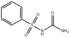 N-(aminocarbonyl)benzenesulphonamide 구조식 이미지