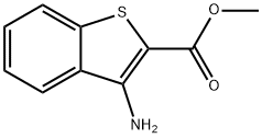 METHYL 3-AMINOBENZO[B]THIOPHENE-2-CARBOXYLATE 구조식 이미지
