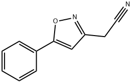 3-Isoxazoleacetonitrile, 5-phenyl- 구조식 이미지