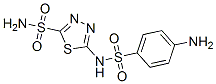 1,3,4-티아디아졸-2-술폰아미드,5-(((4-아미노페닐)술포닐)아미노)- 구조식 이미지