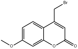 4-Bromomethyl-7-methoxycoumarin 구조식 이미지