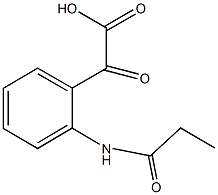 oxo[2-(propionylamino)phenyl]acetic acid Structure
