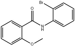 N-(2-브로모페닐)-2-메톡시벤즈아미드 구조식 이미지