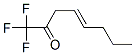 4-Octen-2-one,  1,1,1-trifluoro- Structure