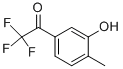 Ethanone, 2,2,2-trifluoro-1-(3-hydroxy-4-methylphenyl)- (9CI) Structure