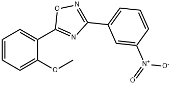 5-(2-METHOXYPHENYL)-3-(3-NITROPHENYL)-1,2,4-OXADIAZOLE Structure