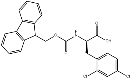 fmoc-D-2,4-dichlorophenylalanine Structure