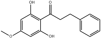 1-(2,6-dihydroxy-4-methoxyphenyl)-3-phenylpropan-1-one Structure
