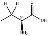 L-2-AMINOBUTYRIC-3,3-D2산 구조식 이미지