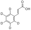 TRANS-CINNAMIC-D5 ACID Structure