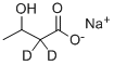 SODIUM 3-HYDROXYBUTYRATE-2,2-D2 Structure