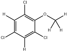 2,4,6-TRICHLOROANISOLE-D5 Structure