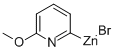 6-METHOXY-2-PYRIDYLZINC브롬화물 구조식 이미지