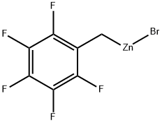 2 3 4 5 6-PENTAFLUOROBENZYLZINC BROMIDE& Structure