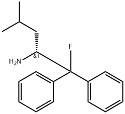 (S)-(-)-2-AMINO-4-METHYL-1,1-DIPHENYLPENTANE 구조식 이미지