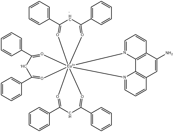 TRIS(DIBENZOYLMETHANE) MONO(5-AMINO-1 1& 구조식 이미지