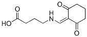 Butanoic acid, 4-[[(2,6-dioxocyclohexylidene)methyl]amino]- (9CI) Structure