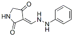 2,4-Pyrrolidinedione, 3-[(2-phenylhydrazino)methylene]- (9CI) Structure