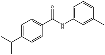 Benzamide, 4-(1-methylethyl)-N-(3-methylphenyl)- (9CI) Structure