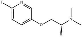 2-Propanamine,1-[(6-fluoro-3-pyridinyl)oxy]-N,N-dimethyl-,(2R)-(9CI) Structure