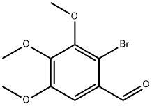 2-브로모-3,4,5-트리메톡시-벤잘데하이드 구조식 이미지