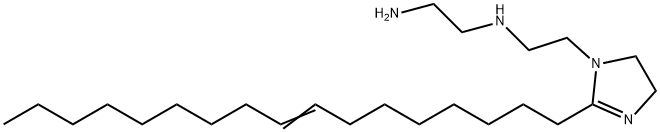 N-[2-[2-(8-heptadecenyl)-4,5-dihydro-1H-imidazol-1-yl]ethyl]ethylenediamine  구조식 이미지
