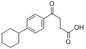 4-cyclohexyl-gamma-oxobenzenebutyric acid Structure