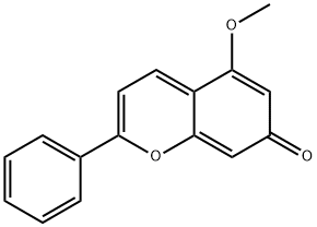 5-Methoxy-2-phenyl-7H-1-benzopyran-7-one Structure