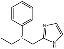 에틸-(1H-IMIDAZOL-2-YLMETHYL)-페닐-아민 구조식 이미지
