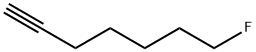 1-HEPTYNE, 7-FLUORO- Structure