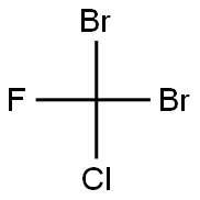 CHLORODIBROMOFLUOROMETHANE 구조식 이미지