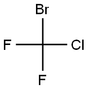 Bromochlorodifluoromethane Structure