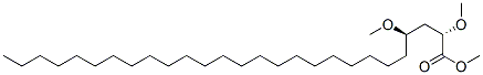 (2S,4R)-2,4-Dimethoxyheptacosanoic acid methyl ester Structure